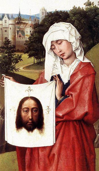 Rogier van der Weyden Crucifixion Triptych Norge oil painting art